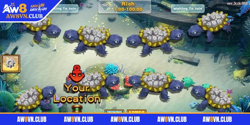 Bao Chuan Fishing AW8 – Game Bắn Cá Cướp Biển Ăn Tiền 3 Mỗi loại vũ khí có thời gian hồi chiêu từ 5–10 giây