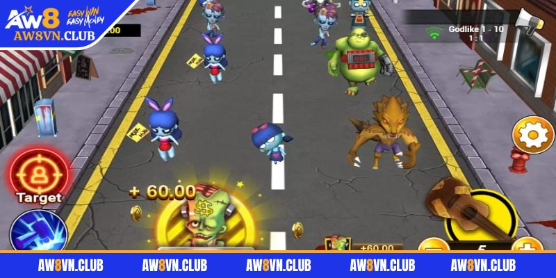 Zombie Party Aw8 - Trải Nghiệm Săn Thưởng Cực Đỉnh Cao 2 Tận dụng tối đa các vật phẩm hỗ trợ
